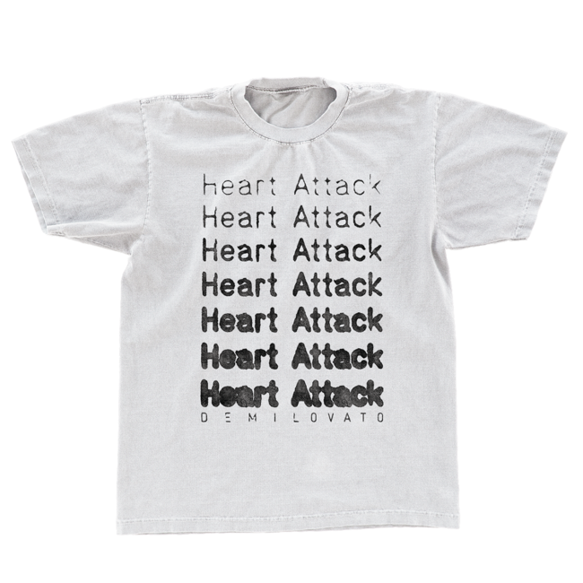 Demi Lovato - Heart Attack T-Shirt White